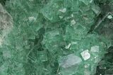 Green, Fluorescent, Cubic Fluorite Crystals - Madagascar #238386-2